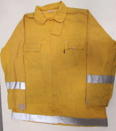Crew Boss National FireFighter Nomex Aramid IIIA XL Dupont Jacket Reflective