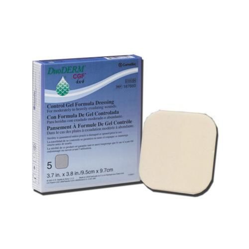 Duoderm 4&#034;x 4&#034; cgf 187660 convatec hydrocolloid wound dressing sterile for sale