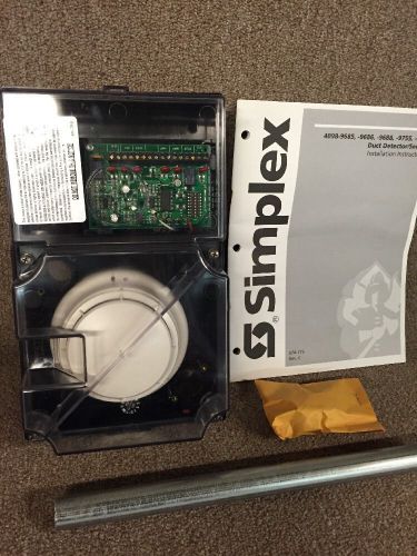 Simplex Duct Smoke Detector &amp; Sensor Housing 4-Wire 4098-9756 FREE SHIPPING