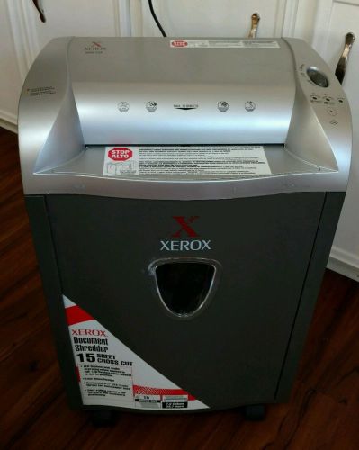 Xerox XRX-15X 15 sheet crosscut papers shredder