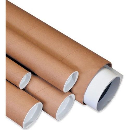 Shoplet Select Mailing Tubes with PS 2 1/2&#034; x 30&#034; Kraft - (P2530K)