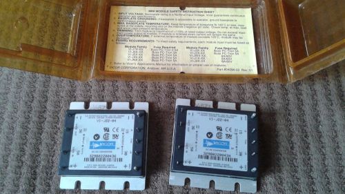 2 Unit Pack of Vicor DC-DC Converter 36 VDC 50Watts Input 15 VDC 38 Watts Output