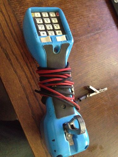 Harris Dracon TS 21 Butt Test Set Telephone / Phone Line Tester, Blue
