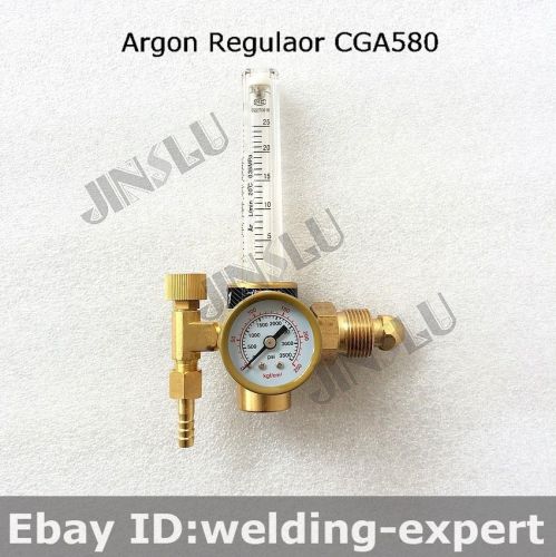 CGA580 Brass Argon Regulator AR Reduced Pressure Gauge Gas Flowmeter Tig Welding