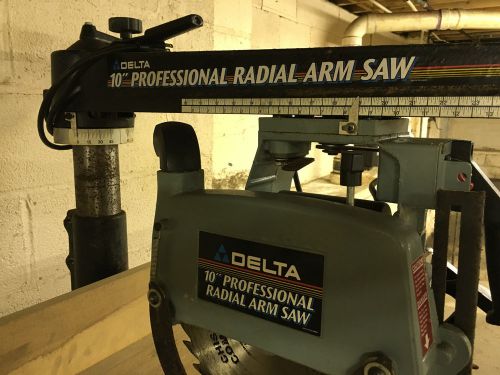 Delta Professional 10&#034; Radial Arm Saw