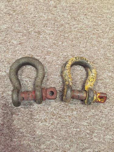 2 wll 4-3/4 ton, 3/4&#034; screw pin shackle for sale