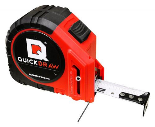 New quickdraw pro self marking 25&#039; foot tape measure - 1st measuring tape wit... for sale