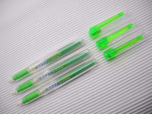 Green x 5pcs PLATINUM CSCQ-150 #30 Highlighters(Japan)