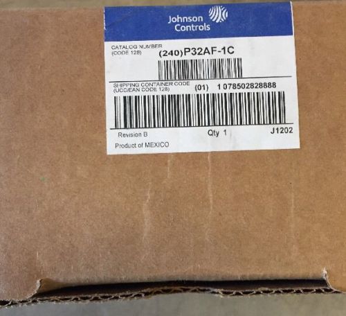 JOHNSON CONTROLS NEW IN BOX P32AF-1C DIFFERENTIAL PRESSURE SWITCH