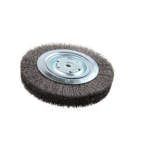 Lincoln electric kh322 crimped wire wheel brush, 4000 rpm, 8&#034; diameter x 1-1/4&#034; for sale