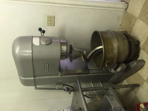 Hobart 80qt Mixer Hydraulic Lift includes bowl, hook, and creeper