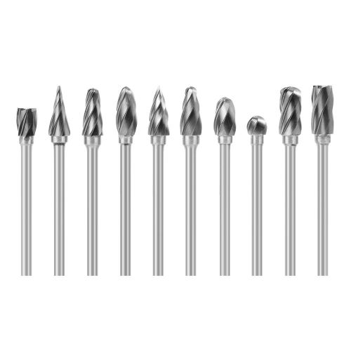 10pcs 6mm 1/8&#034; head tungsten carbide rotary burr coarse grinder carving bi227 for sale