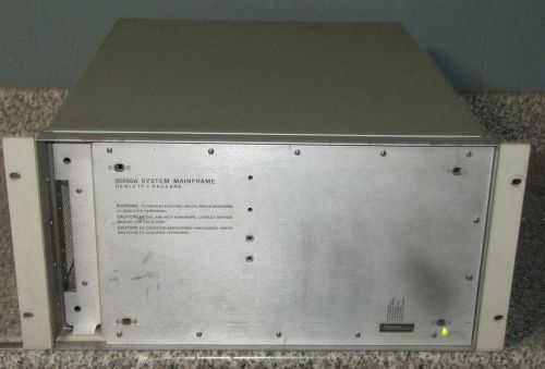 HP 35650A SYSTEM MAINFRAME W/ EIGHT 35652A 50KHZ INPUT MODULES
