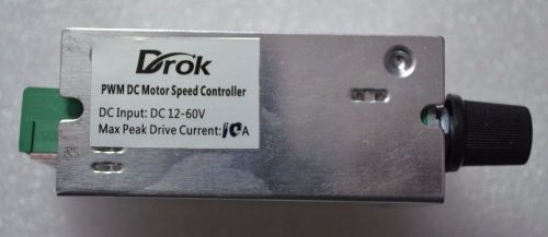 DROK Motor Speed Control Driver Board 10V-60V 10A 420W PWM Controller DC 12V