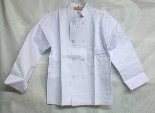 @asale crestware new sealed dbl breasted split cuff professional chef coat #bccs for sale