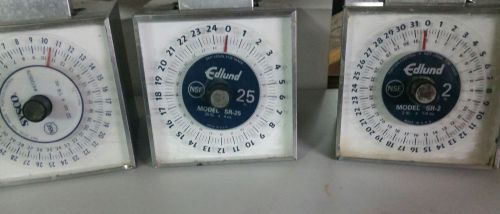 Lot of Three (3) Food Scales:  Two (2) Edlund &amp; One (1) Sysco