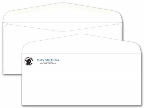 10-24 White Wove Reg Envelopes Printed 1 Color you pick   ( 1000ea)