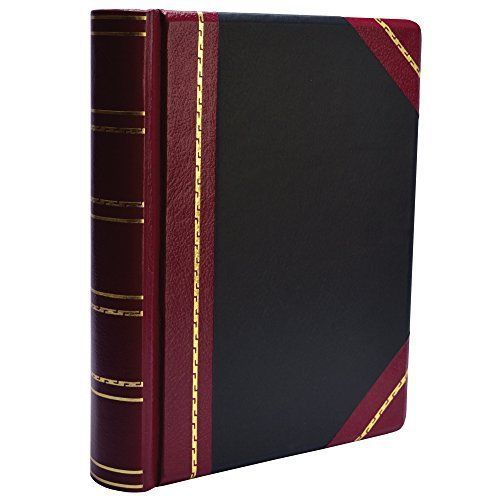 Wilson Jones Minute Book, Binder Only, Letter Size, 500 Page Capacity, Imitation