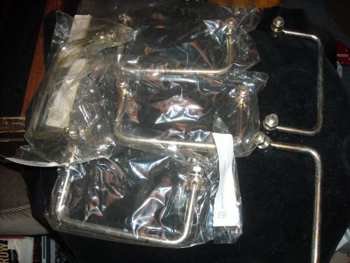 LOT OF 6 BALE HANDLES 4 SHRINK WRAPPED SILVER TONE