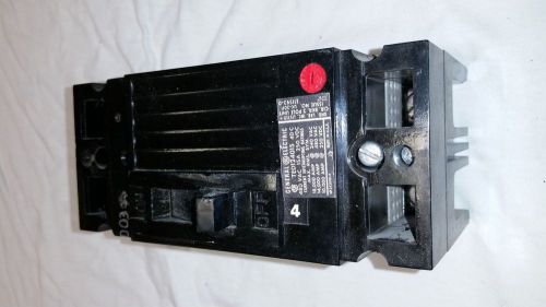 Ge general electric ted 124015 2-pole 15amp 480v used circuit breaker for sale
