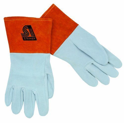 Steiner 0220s tig gloves, split deerskin unlined 4-inch cuff, small for sale