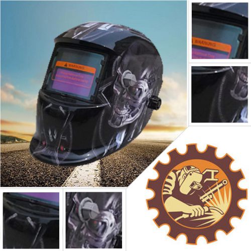 1x welding helmet grinding mig tig auto darkening solar mask arc tinted 1hy for sale