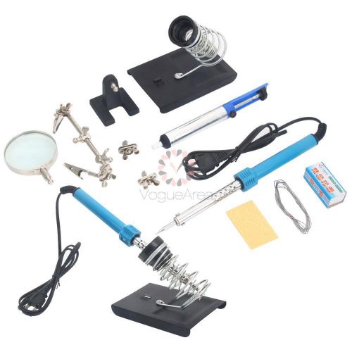 New 8in1 110V 40W Electric Soldering Iron Set w/ Desoldering Pump for Cellphone