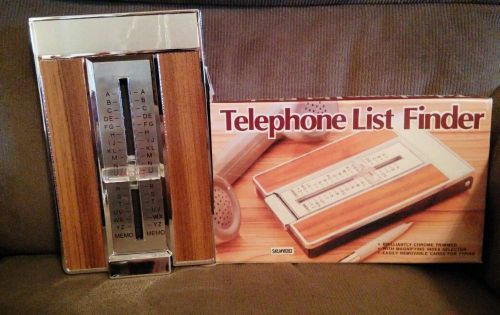 Telephone List Finder Autodex Brand New for Desk Office