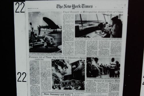 MICROFICHE New York Times 1968 July 23/24/.... - newspaper Norman Mailer article