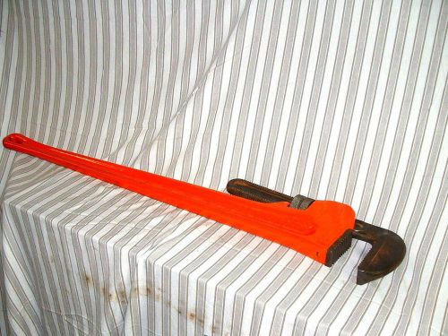 Ridgid 48&#034; cast iron heavy duty pipe wrench  77888  &#034;made in the usa&#034; for sale