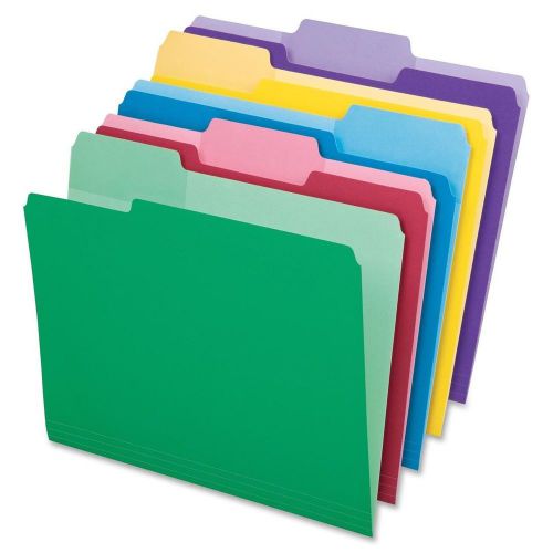 Pendaflex 1/3-Cut Top Tab Assorted File Folders with Erasable Tabs 30 Pack (8...