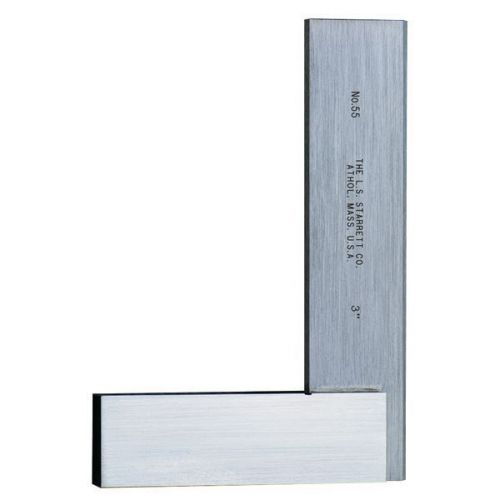 Starrett 55-4-1/2 master precision hardened steel square-blade length:4-1/2&#039; for sale
