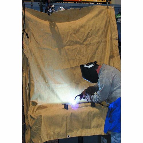 New! 1000&#039;f 4 ft. x 6 ft. fiberglass shield welding blanket arc mig tig for sale