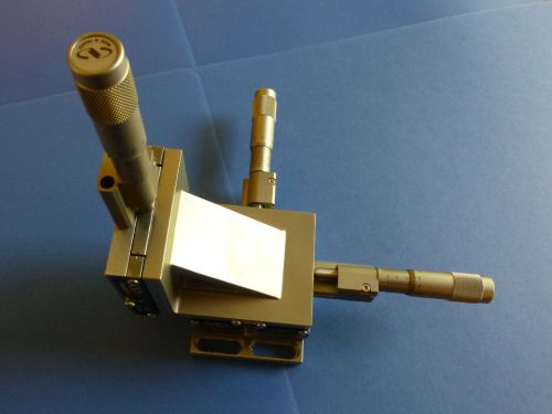 Newport ULTRAlign 462-XYZ-LH-M Linear Translation Stage with SM-25 Micrometers