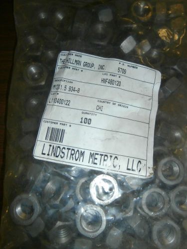 THE HILLMAN GROUP METRIC NUTS QUANTITY 100 SIZE M12X1.5