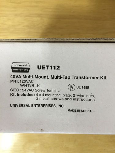 Universal enterprises uet 112, multi-mount, multi-tap transformer kit for sale