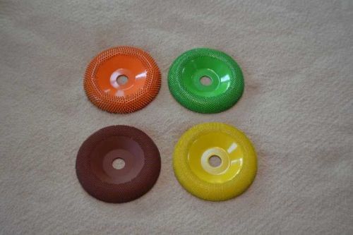 4-most useful set doughnut wheel disc&#039;s 7/8 shaft hole for sale