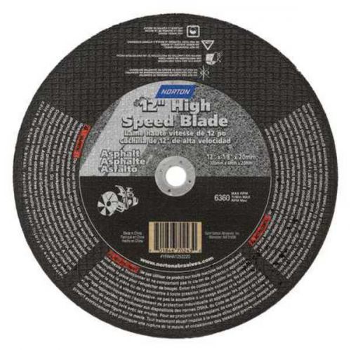 Norton 70184672877 abrasive cut wheel, 14 in d, 0.125 in t, 20mm ah for sale