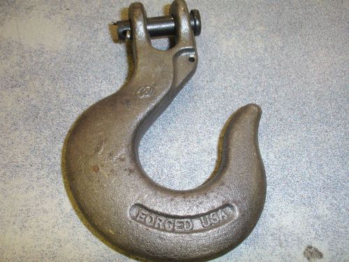 Campbell USA Made Forged Clevis Hook 5/16&#034; HT RATED AT 3900#