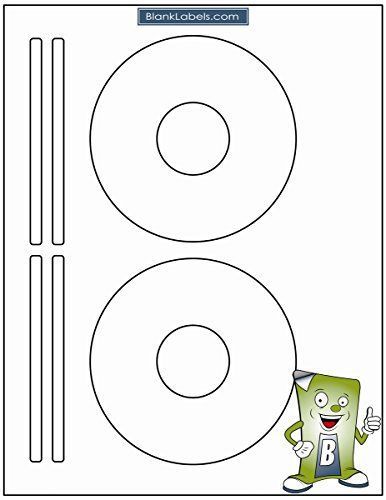 500 CD  DVD labels compatible with the Avery® 5931 template. Laser and Ink Jet