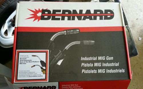Bernard welding gun 300a, mig gun 15&#039; 045&#034; wire or 035&#034; see description for sale