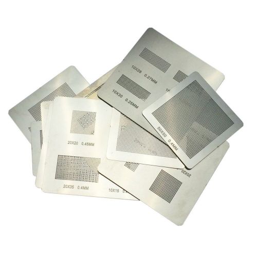 New directly heat 21pcs bga reballing universal stencils for cellphone for sale