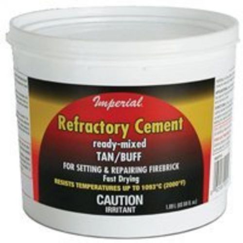 Cement refactory 128oz tan/buf imperial manufacturing registers kk0308 for sale