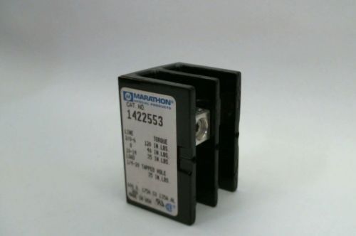 Marathon 1422553 power splicer and stud box, 600v, 175a, 2p, power block for sale