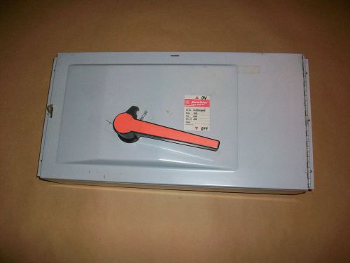 Ge spectra fusible panelboard switch  ads36400hb  400a  600v for sale