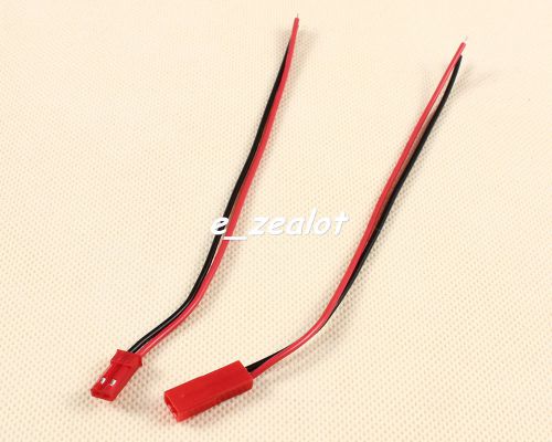 10pcs jst-2p 2pins 2.54mm double-end cable female and male wire plug tinned wire for sale