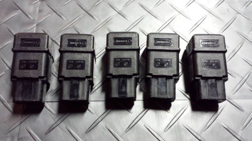 Lot of 5 ea new hubbell h320c female 20 amp iec 320 connector commercial grade for sale