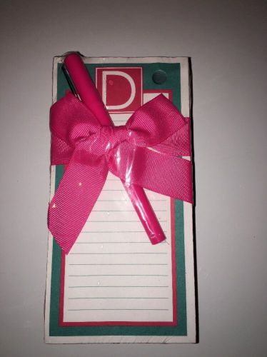 Memo Cube One Pen 450 Sheets Monogrammed With The Letter D