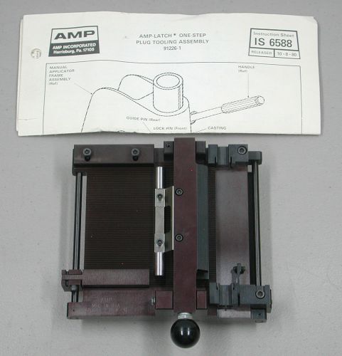 Amp te tyco amp-latch one-step plug tooling assembly 91226-1 126840-1 for sale