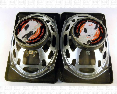 Sparkomatic 4 ohm 6 x 9 inch automotive speakers pair set of two for sale
